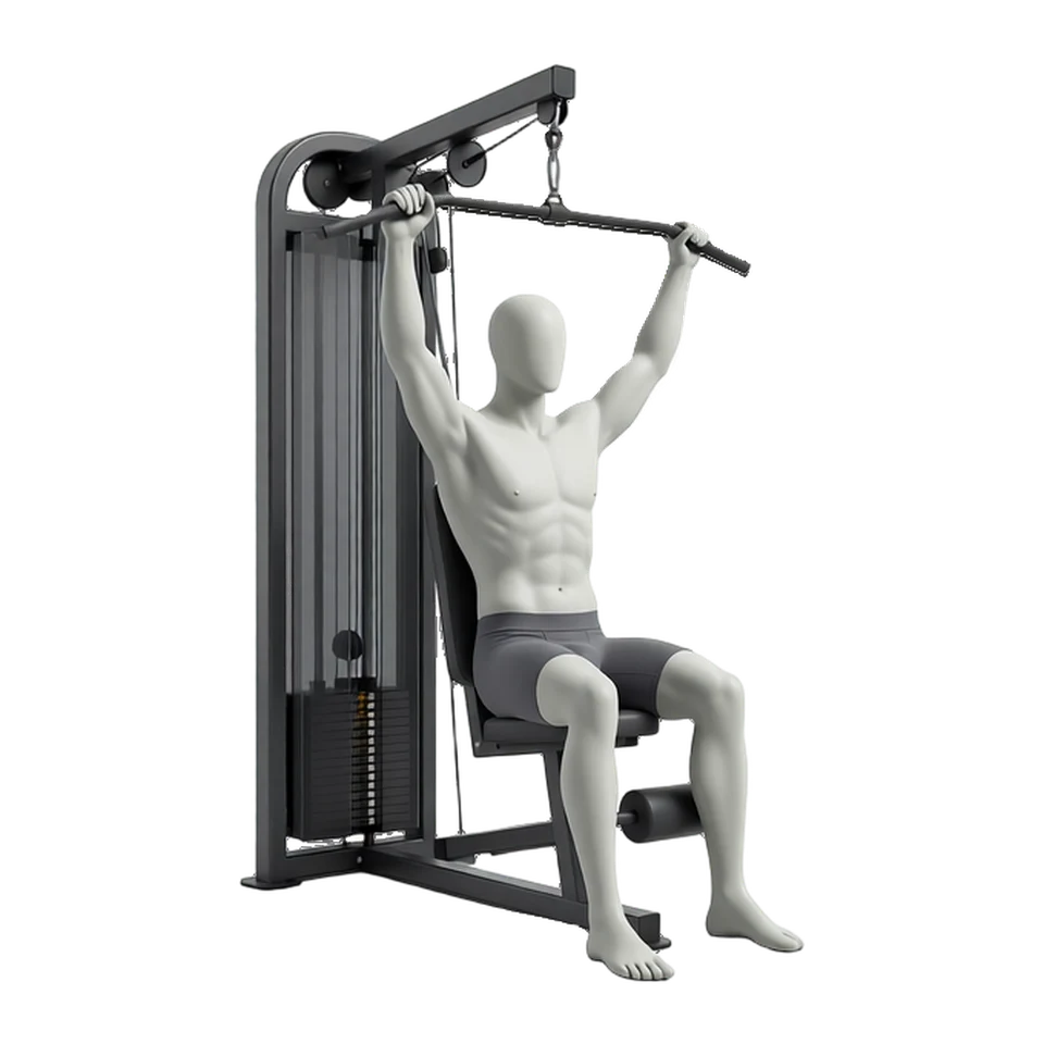 Lat Pulldown loop on dark